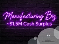 established manufacturing business with - 1
