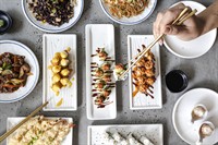 licensed asian-style restaurant busy - 1