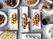 licensed asian-style restaurant busy